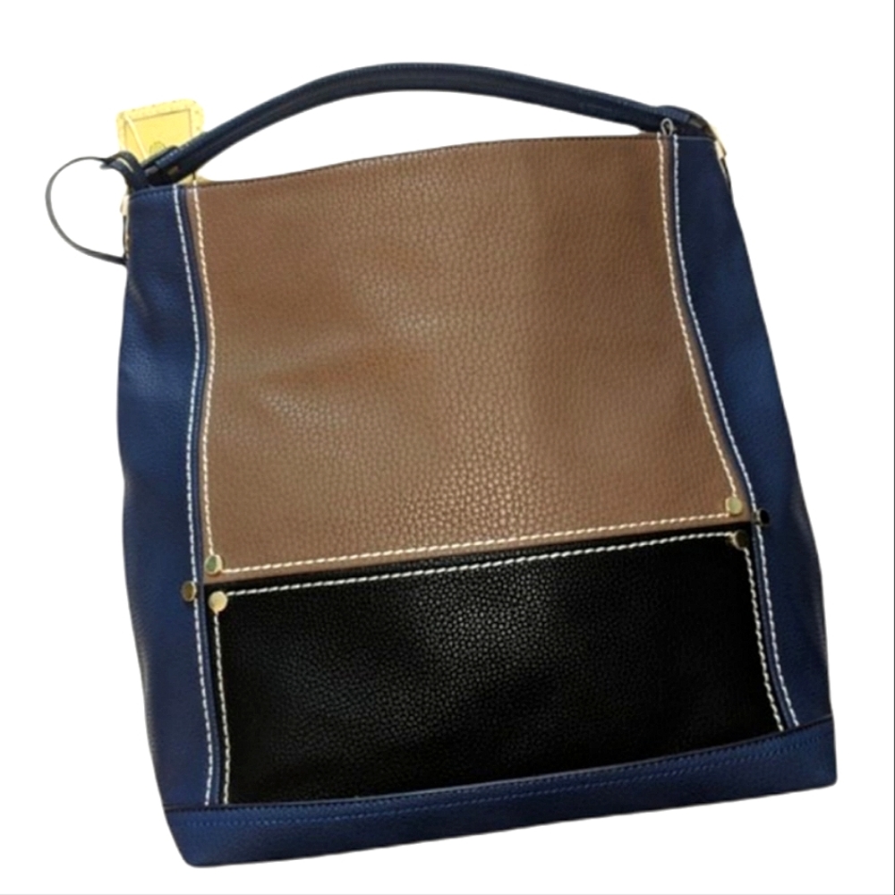 Gussaci Bucket Leather Shoulder bag Tote Purse NWT